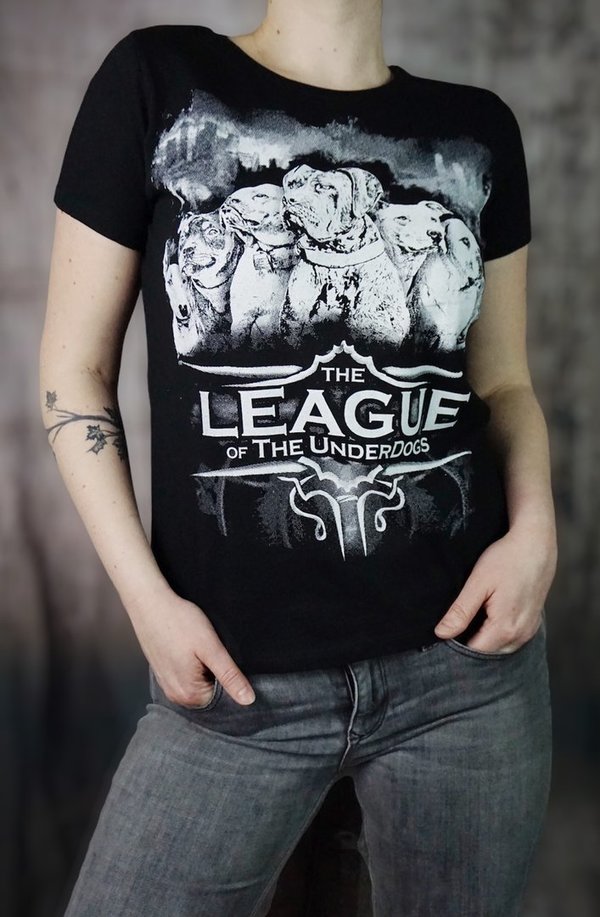 T-Shirt "THE LEAGUE OF THE UNDERDOGS" - schwarz